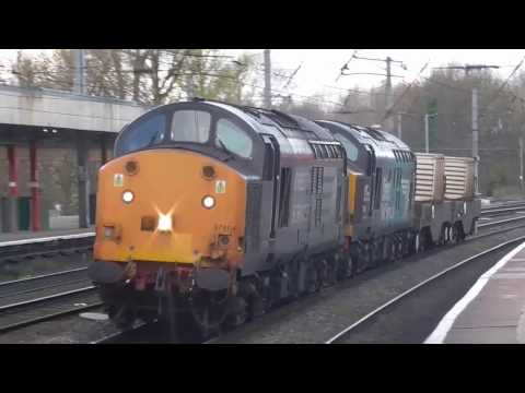 DRS 37's and 66's on 6k73 flasks 3rd - 6th April 2017