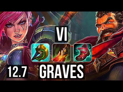 VI vs GRAVES (JNG) | Rank 3 Vi, 12/3/13, 500+ games, Legendary | KR Challenger | 12.7