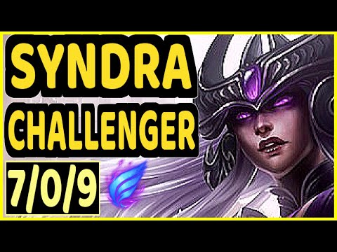 EVROT (SYNDRA) - 7/0/9 KDA CHALLENGER GAMEPLAY - BR
