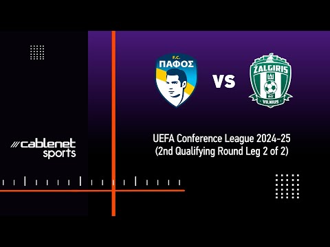 PAFOS FC - FK ZALGIRIS VILNIUS 3-0  HIGHLIGHTS (1-8-2024)