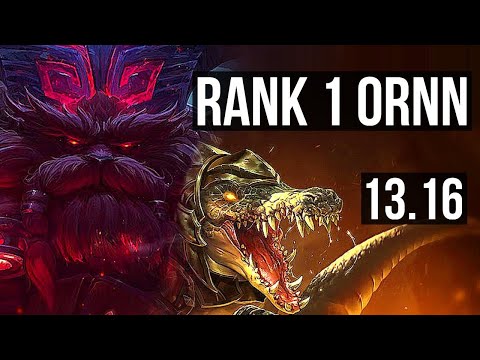 ORNN vs RENEKTON (TOP) | Rank 1 Ornn, 4/4/21, Rank 29 | NA Challenger | 13.16