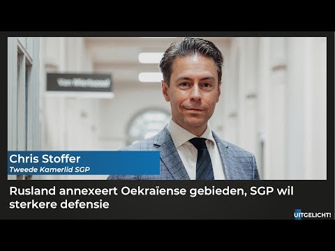 Uitgelicht! 30 september 2022 - Chris Stoffer (SGP) over Oekraïne en de noodzaak van sterke defensie