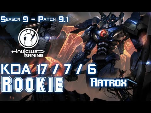 IG Rookie AATROX vs FIORA Top - Patch 9.1 KR Ranked