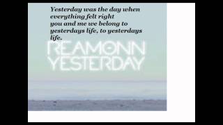 Reamonn-Yesterday Lyrics