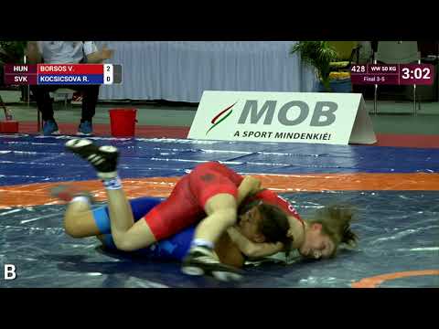 BRONZE WW - 50 kg: V. BORSOS (HUN) v. R. KOCSICSOVA (SVK)
