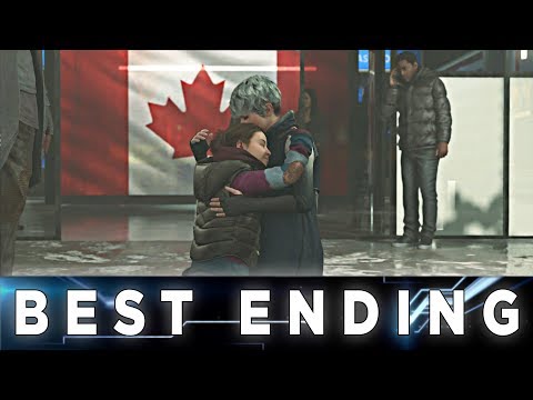 Detroit: Become Human - Kara Perfect Ending // Luther, Alice and Kara Free in Canada