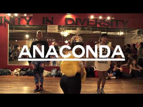 Nicki Minaj   Anaconda   Choreography by Tricia Miranda ft @kaelynnharris   @nickiminaj @timmilgram