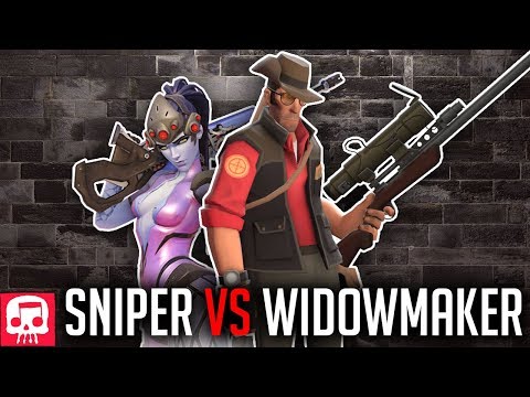 SNIPER VS WIDOWMAKER RAP BATTLE by JT Music (Overwatch vs TF2)