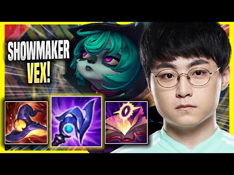 SHOWMAKER PERFECT GAME WITH VEX! - DK ShowMaker Plays Vex MID vs Ahri! | Season 2022