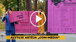 Pušys jau pasodintos – Alytuje artėja „Com•Media“