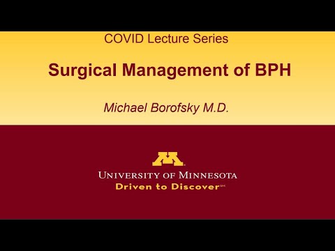 4.1.2020 Urology COViD Didactics - Surgical Management of BPH