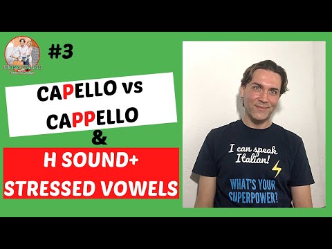 Silent H, Double Consonants, Last Vowel Stress | Italian Pronunciation | Basic Rules #3 (Subs)