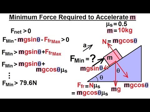 Physics Mechanics The Inclined Plane 1 of 2 Frictionless