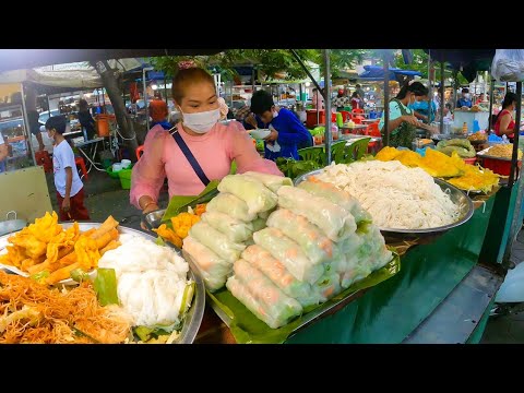 Phnom Penh street food tour | Cambodian street food, walking tour 2021