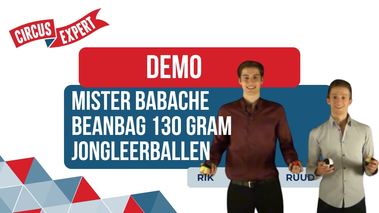 product video Mr. Babache Beanbag Jongleerbal | 110 gr | Per stuk