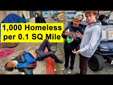 Inside Skid Row America’s Most Populated Homeless Area