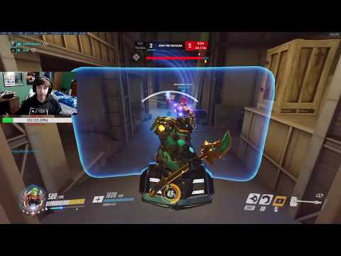 CLONEMAN16 INSANE REINHARDT! [ OVERWATCH SEASON 21 TOP 500 ]