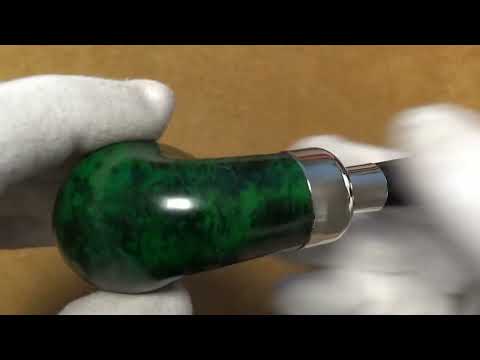 Pipa Opus One Green Spigot - Bent Billiard