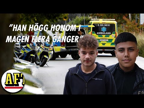 Isak och Mohammad blev vittnen till skolattacken i Eslöv – berättar
