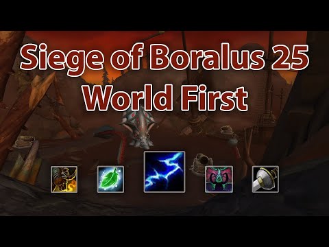 [8.2.5] World First Siege of Boralus +25 | Elemental Shaman PoV