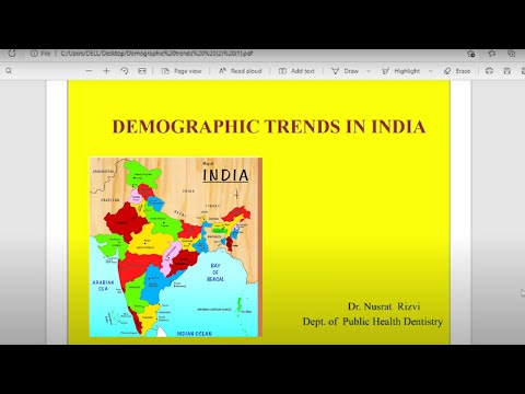 Demographic Trends in India