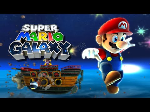 Super Mario Galaxy - Bowser Jr.'s Airship Armada - Sinking the Airship - 43/120 - (SWITCH/WII/WIIU)