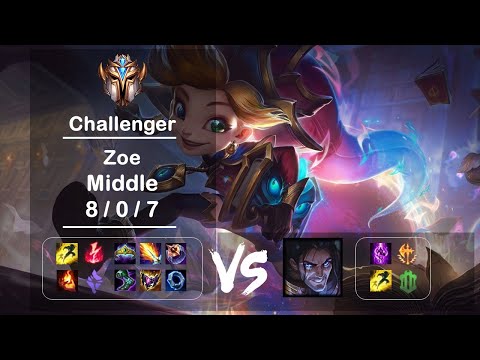 Middle Zoe vs Sylas KR Challenger Patch 12.19