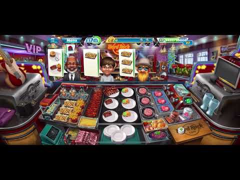 Life is easy with a Meat Grinder Hard Rock Restaurant Cafe Cooking Fever Level 28-30 {3 Stars}