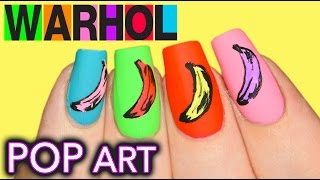 Boyfriend does voiceover | Andy Warhol Banana POP Art Nails