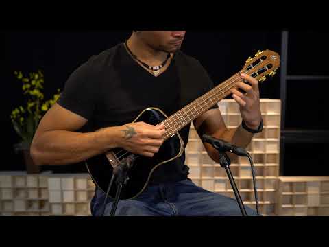 Ortega RUOX-TE All Gloss Black ukulele tenorowe