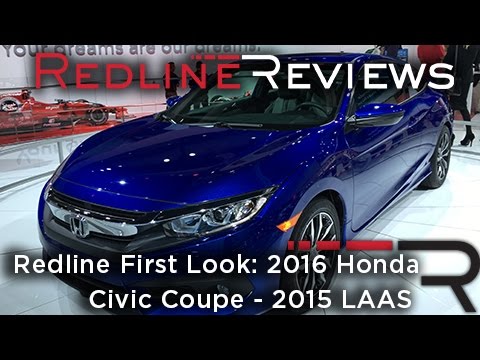 2016 Honda Civic Coupe – Redline: First Look – 2015 Los Angeles Auto Show