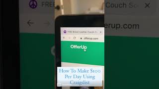 How To Make $100 per Day From Craigslist