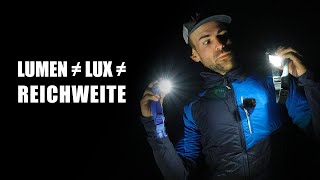 Der größte Irrtum über Lumen bei Stirnlampen
