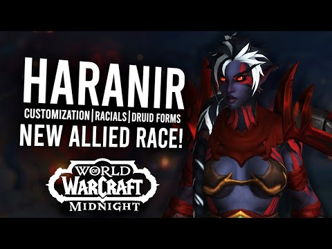 The Newest Allied Race Of Midnight! New Druid Forms, Racial Bonuses, and More | World Of Warcraft