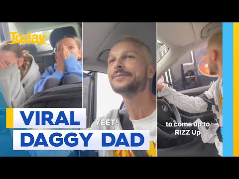 Kiwi dad goes viral for embarrassing daughters | Today Show Australia