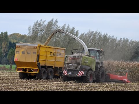 Claas Jaguar 960 & Kemper 475plus - Jurgen Baeke-Willems - mais 2015