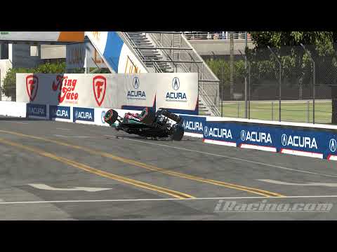 IRacing | Mercedes W12 Realistic F1 | Huge Crash | Long Beach!