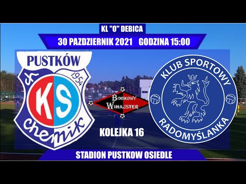 KS Chemik Pustków - Radomyślanka Radomyśl 0:3 oficjalny skrót - BOISKOWY WIHAJSTER
