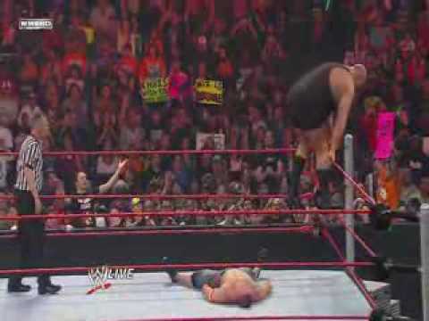 Raw 2010-03-15 Wrestlemania XX Rewind Match John Cena VS. Big Show