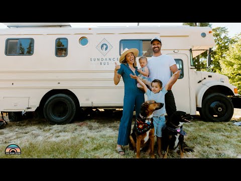 DIY Bus Home for Family of 4