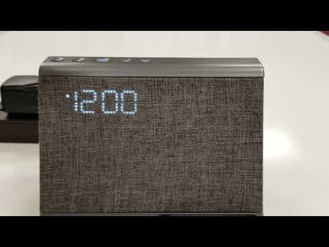 Smart Alarm Clock with Wireless Charging video thumbnail