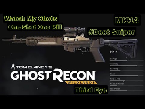 MK14 With 4x..Watch My Shots..One Shot One Kill#Best Sniper..Tom Clancy's Ghost Recon Wildlands