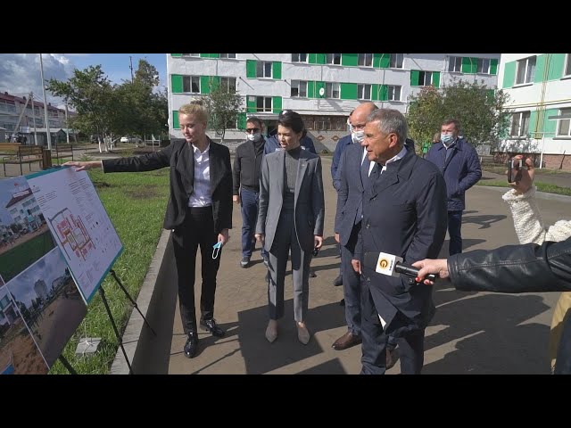 Рабочая поездка Президента Республики Татарстан Р.Н. Минниханова в Тукаевский район