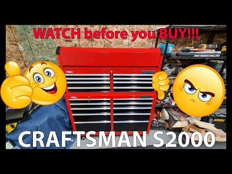 Watch before you buy   Craftsman S2000 Rolling Tool Chest