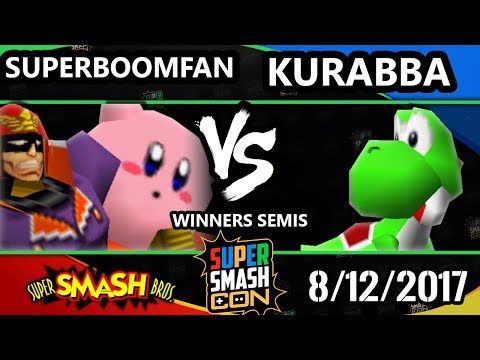 Smash Con 2017 Smash 64 - SuPeRbOoMfAn (Falcon, Kirby) Vs. Kurabba (Yoshi) Super Smash Bros. WS
