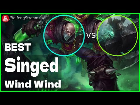 🛑 Wind Wind Singed vs Mordekaiser (2000 LP Singed OTP) - Wind Wind (小风风c) Singed Guide