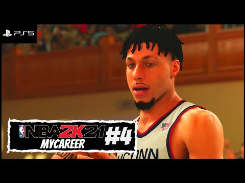 NBA 2K21 My Career Next Gen EP 4 - College Triple-Double? (PS5)
