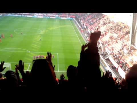 FC Twente - Feyenoord Spelers bedanken uitvak