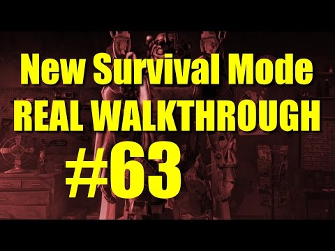 Fallout 4 Survival Mode Walkthrough Part 63 - How to Mod the T-60 Power Armor for Survival Mode