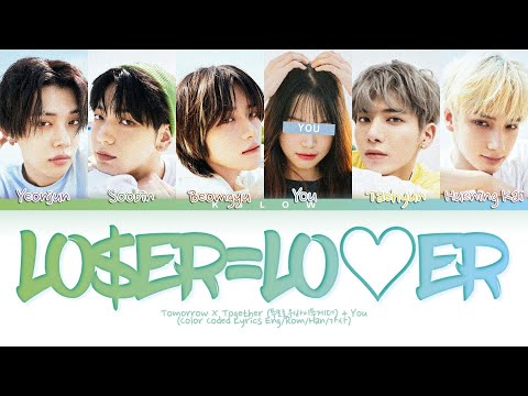 [Karaoke] TXT "LO$ER=LO♡ER (LOSER=LOVER)" (Color Coded Eng/Rom/Han/가사) (6 Members)
